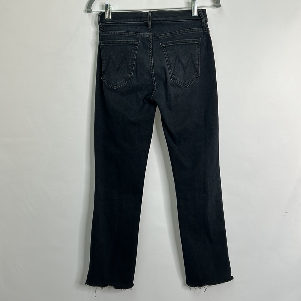 Mother 9” Rise Rascal Ankle Snippet In Blackbird - image 6